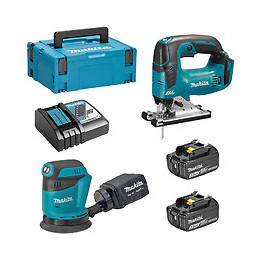 Pack 2 Machines Makita Dlx2276jx3 (djv182z + Dbo180z) (2 X 3,0 Ah)