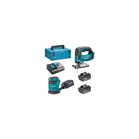 Pack 2 Machines Makita Dlx2276jx3 (djv182z + Dbo180z) (2 X 3,0 Ah)