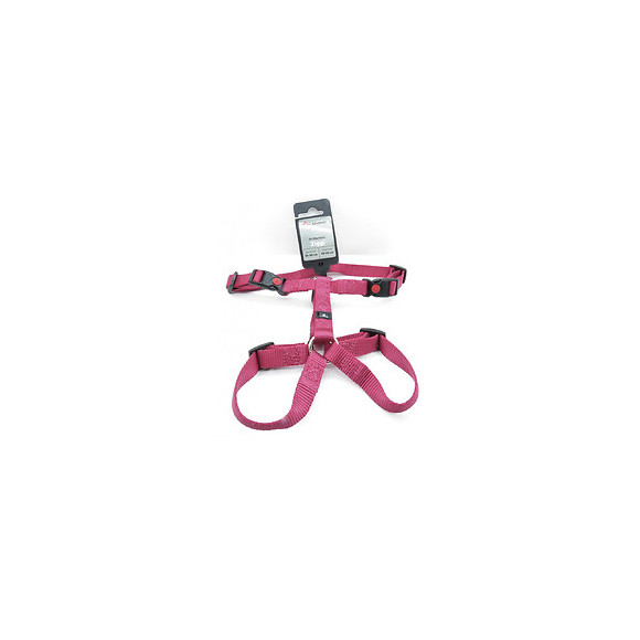 Harnais H Ziggi Rouge Cerise. Tour De Cou 35 -50 Cm. 15 Mm . Taille S/m. Pour Chien. - Flamingo Pet Products - Fl-519924