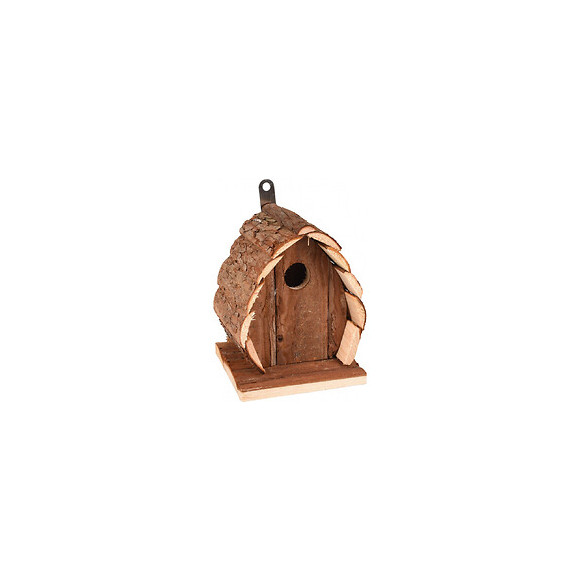 Nichoir Pour Oiseaux Guido. 13 X 13 X 17 Cm. En Bois Naturel. - Flamingo Pet Products - Fl-110298