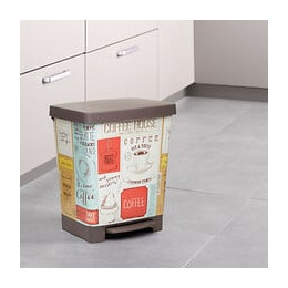 Poubelle À Pédale Cubik 23 L. Deco Vintage Tatay