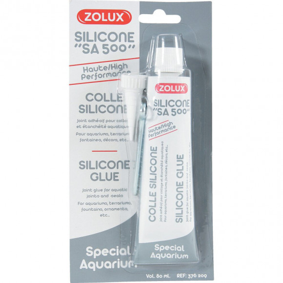 Colle Silicone Transparent Pour Aquarium/terrarium 80ml - Zolux - Zo-376209