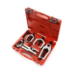 Dcraft - Kit D'extracteurs De Roulement - 5 Outils - Pour Extraire Les Roulements - Rouge