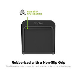 Mini Pad De Charge À Induction Mophie Technologie Qi Noir