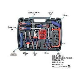 Coffre À Outils - 65 Pièces
