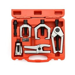 Dcraft - Kit D'extracteurs De Roulement - 5 Outils - Pour Extraire Les Roulements - Rouge
