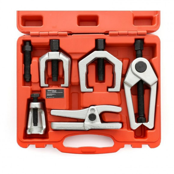 Dcraft - Kit D'extracteurs De Roulement - 5 Outils - Pour Extraire Les Roulements - Rouge