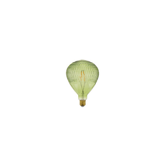Ampoule Led Déco Ballon Vert, Culot E27, 4w Cons., 340 Lumens, Lumière Blanc Chaud