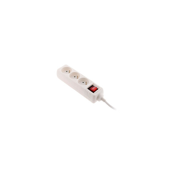 Bloc 3 Prises 16a 2p+t Avec Interrupteur Blanc - Zenitech