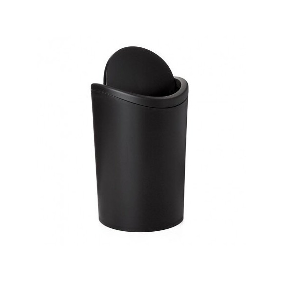 Seau Wc Inclinable Standard 6l Noir Tatay