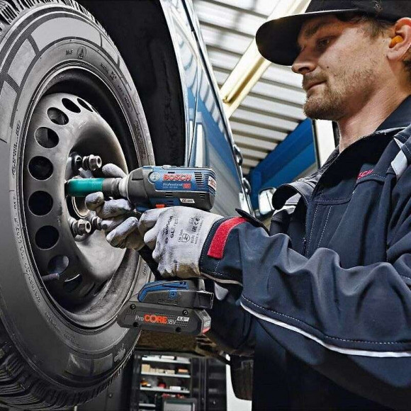 Boulonneuse À Chocs Sans Fil Bosch Gds 18v-300 C Professional (machine Nue) + L-boxx