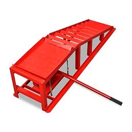 Rampe De Levage Pour Voitures 2 Pcs Acier Rouge -