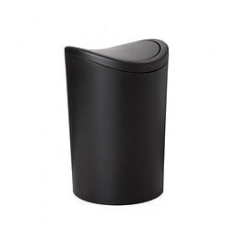 Seau Wc Inclinable Standard 6l Noir Tatay