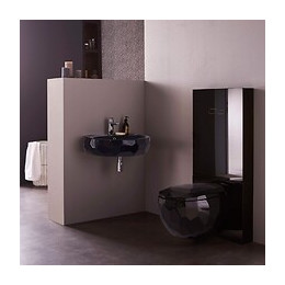 Vasque À Suspendre Ou À Poser Haut De Gamme En Céramique Noire