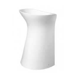 Lavabo Sur Pied Rond Design Blanc