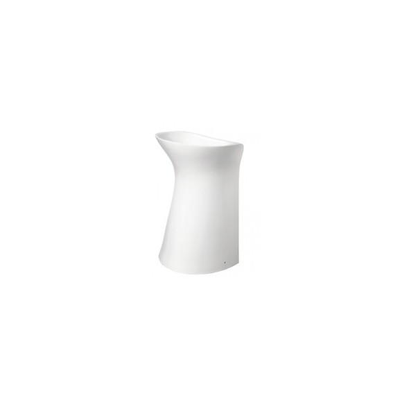Lavabo Sur Pied Rond Design Blanc