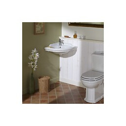 Lavabo D'angle Blanc Rétro