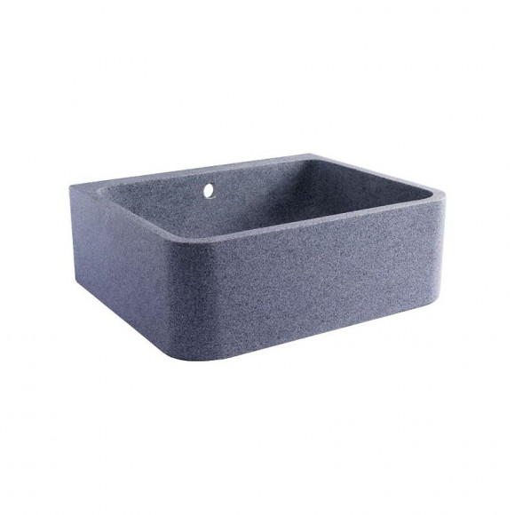 Évier À Poser Timbre D'office Granit Ardoisé 60*50*20