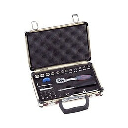 Coffret Clés À Douilles Carré 1/4 36 Pièces