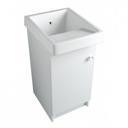 Meuble Blanc Pour Bac À Laver