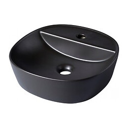 Vasque À Poser Carrée Thiva Noire