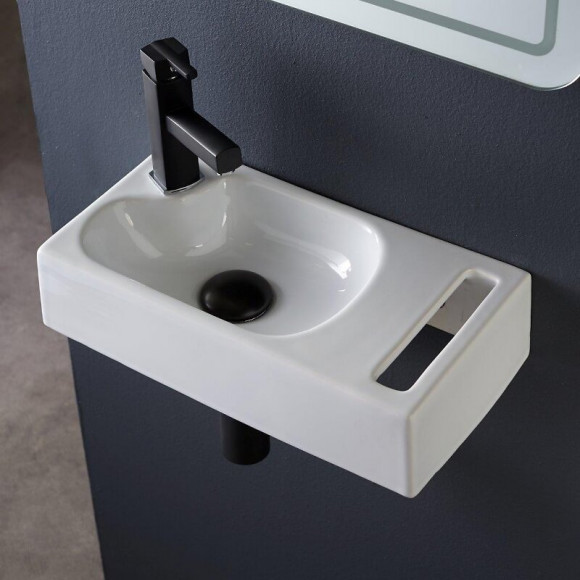 Lave Mains Suspendu Avec Porte Serviette Dallas