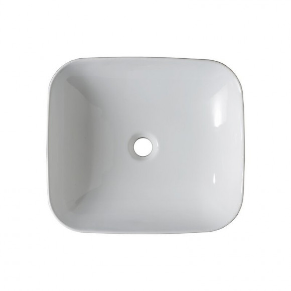 Vasque À Poser Blanche Moderne 45x40 Stromboli