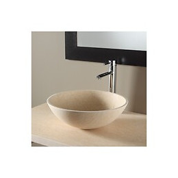 Vasque À Poser Bol En Pierre Effet Marbré