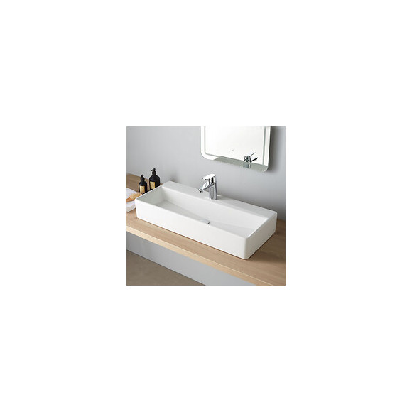 Vasque De Salle De Bain Minima Rectangulaire 80x35