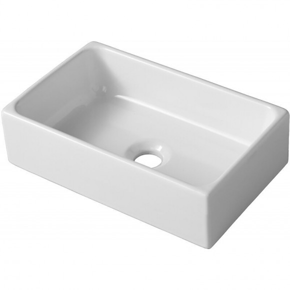 Lave Mains À Poser Line R En Céramique Blanc