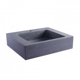 Vasque À Poser Rectangulaire Gris Ardoisé