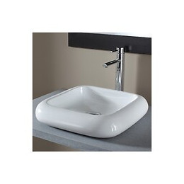 Vasque À Poser Carrée En Céramique De Qualité