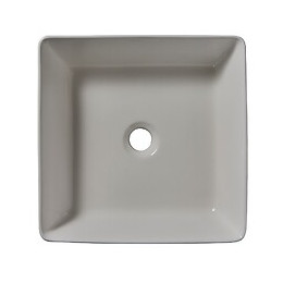 Vasque À Poser Carrée 38.5x38.5 Cm Rebords Fins