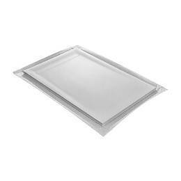 Receveur De Douche Caniveau En Solid Surface 120 X 90 Cm Blanc + Natte Étanche + Siphon Ultra Plat