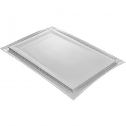 Receveur De Douche Caniveau En Solid Surface 120 X 90 Cm Blanc + Natte Étanche + Siphon Ultra Plat