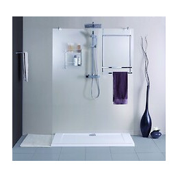 Receveur De Douche Extra Plat En Polybéton Slim 140 X 80 Cm