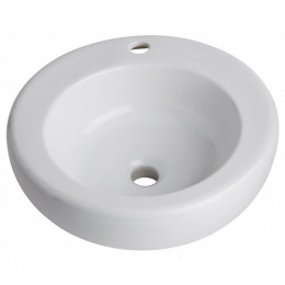Vasque À Poser En Bol Et Céramique Blanche