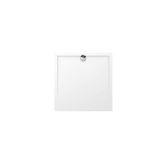 Receveur De Douche Extra Plat En Polybéton Slim 100 X 100 Cm