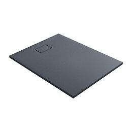 Receveur De Douche Extra-plat Texture Effet Pierre Terreno Rectangle 120 X 90 Cm Gris