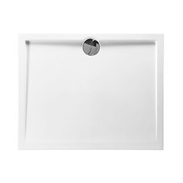 Receveur De Douche Extra Plat En Polybéton Slim 100 X 80 Cm