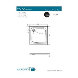 Receveur De Douche Extra-plat Texture Effet Pierre Mooneo Carre 80 X 80 Cm Noir