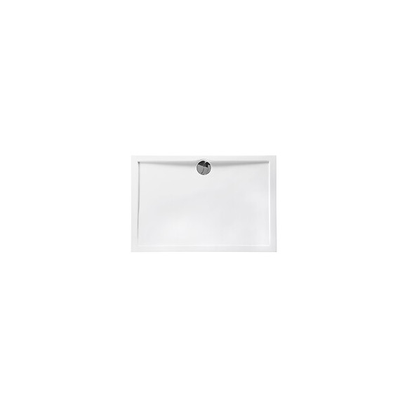 Receveur De Douche Extra Plat En Polybéton Slim 120 X 80 Cm