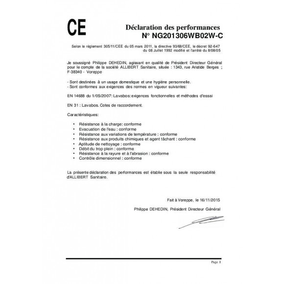 Plan De Toilette Simple Vasque 100 Cm Slide