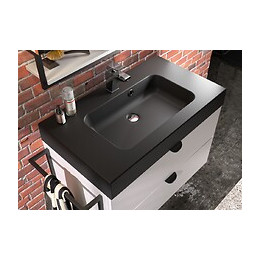 Plan De Toilette En Polybéton Simple Vasque 80 Cm Roke