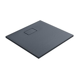 Receveur De Douche Effet Pierre Terreno 80 X 80 Gris