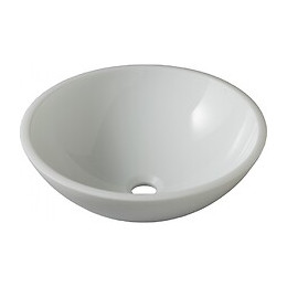 Vasque À Poser En Verre Blanc