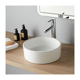 Vasque À Poser Ronde En Céramique Ø 35 Cm