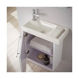 Pack Lave Mains Blanc + Lave Mains En Céramique + Mitigeur