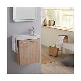 Ensemble Lave Mains Oak Bordolino Avec Lave Mains Porte Serviette Et Mitigeur