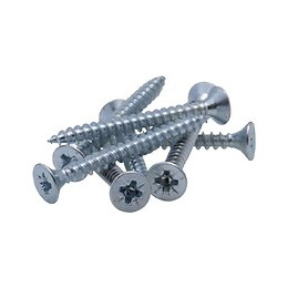 Vis À Bois Tête Fraisée Pz Zinguée Vissal Filet Total 4,5x60 Mm  X7 Vis
